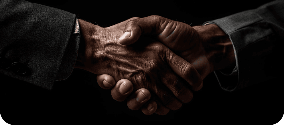 handshake representing trust