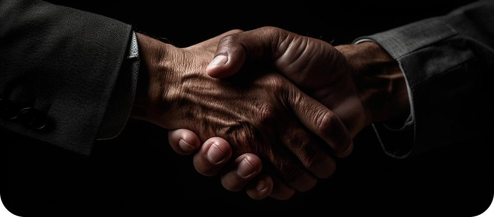 handshake representing trust